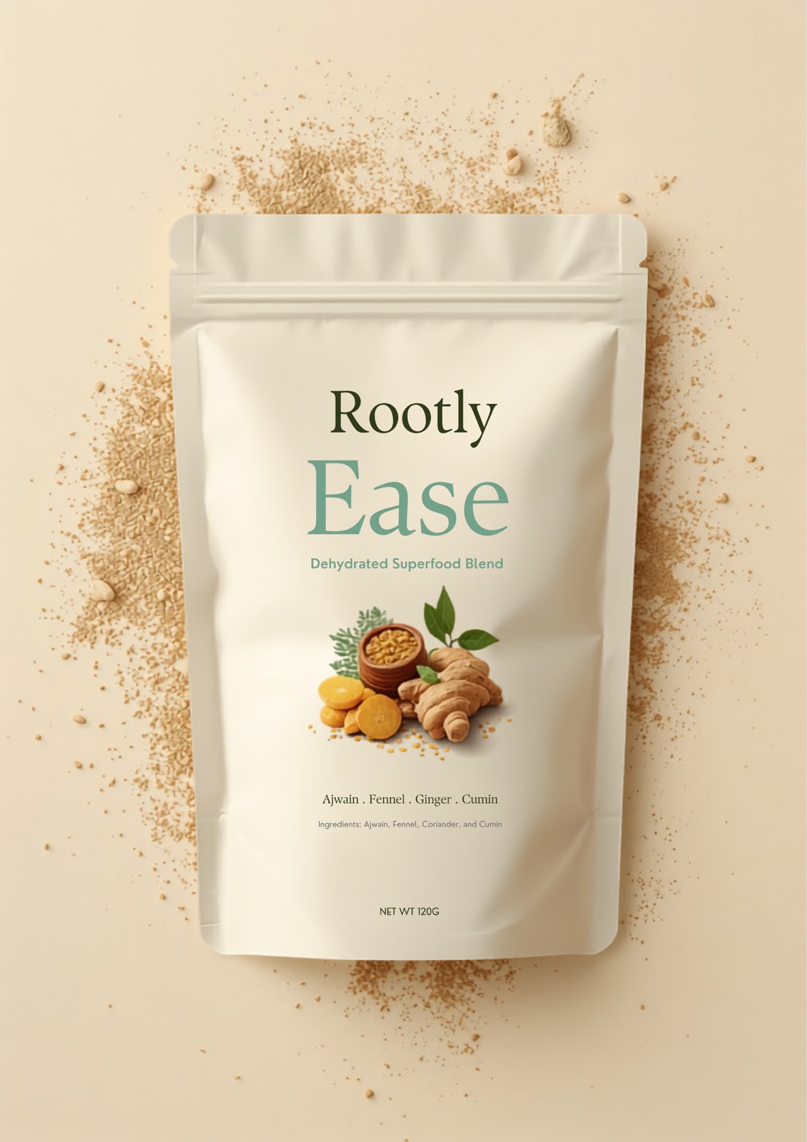 ROOTLY Ease plant-based blend pouch