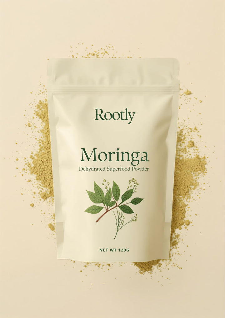 ROOTLY Moringa dehydrated superfood powder pouch